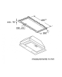 Bosch DLN53AA70B Serie 2 60Cm Canopy Hood - H20.8 W53.4 D30