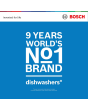 Bosch SMS26AW08G Series 2 Free-Standing Dishwasher - 12 Place Settings - E Energy Rated -