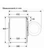 Bosch WGG254F1GB Series 6 10Kg 1400 Spin I-Dos Washing Machine - A Energy Rated - H84.5 W59.8 D58.8