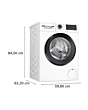 Bosch WGG254Z1GB Series 6 10Kg 1400 Spin Washing Machine - A Energy Rated - H84.5 W59.8 D58.8