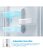 Midea MDRB424FGC01I 70/30 Total No Frost Fridge Freezer - C Energy Rated - H193.5 W65.7 D68.8