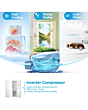 Midea MDRB424FGC01I 70/30 Total No Frost Fridge Freezer - C Energy Rated - H193.5 W65.7 D68.8