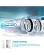Midea MDRB424FGC01I 70/30 Total No Frost Fridge Freezer - C Energy Rated - H193.5 W65.7 D68.8