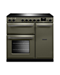 Rangemaster AURA90EIP/19289 90cm Induction Range Cooker - River Bed with Onyx trim