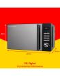 Russell Hobbs RHM2346B 23 Litres Combination Microwave - H28 W46.9 D41.5