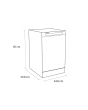Sensis DWF0110SLEW 10 Place Settings - Half Load - Super50