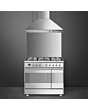 Smeg SCB92MX8 79.7Cm Dual Fuel Rangecooker With Double Oven And Gas Hob - Stainless Steel