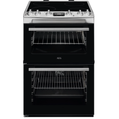 Aeg CCX6530ACM 60Cm Double Oven Electric Cooker - Ceramic