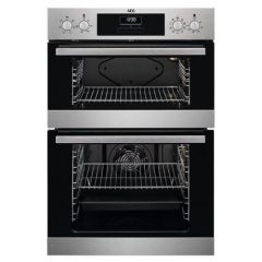 Aeg DEX33111EM Built In Electric Double Oven - Catalytic - H88.8 W59.4 D56.8