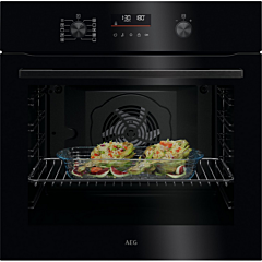 Aeg OU5PB40XK Built In Electric Single Oven - Pyrolytic - H59.4 W59.6 D56.9