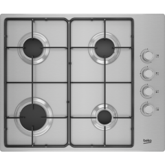 Beko CIHYG21SX 4 Burner Gas Hob - H4.4 W61 D51