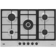 Beko CIHYG32SXE 5 Burner Gas Hob - H4.6 W75 D51