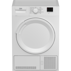 Beko DTLCE80041W 8Kg Condenser Tumble Dryer - Sensor Dry - B Energy Rated - H84.6 W59.7 D56.8