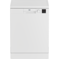 Beko DVN05C20W Full Size Dishwasher - 13 Place Settings - E Energy Rated