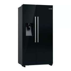 Bosch KAD93ABEP 70/30 Total No Frost, American Fridge-Freezer - Black