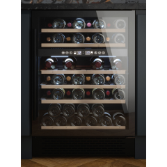 Cata UBBKWC60 59.5Cm Wine Cooler - 51 Bottles Over Six Wooden Shelves