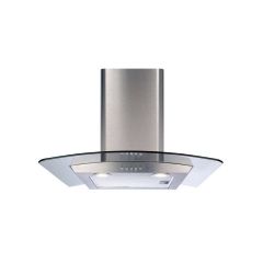 Cda WEP60SS 60Cm Curved Glass Chimney Hood - H63 W60 D50