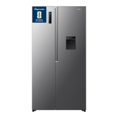 Fridgemaster MS91558DES 60/40 Total No Frost American Fridge Freezer - E Energy Rated - H178.6 W91.1