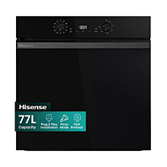 Hisense BI622ABPGUK Built In Electric Single Steam, Plug & Play Oven - H59.5 W59.5 D56.4