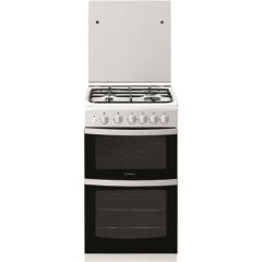 Indesit ID5G00KMWL 50Cm Double Oven Gas Cooker - Lid - Top 33L Main 66