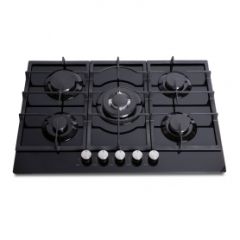 Montpellier Mgh75bg 5 Burner Gas Hob - H10 W70 D51