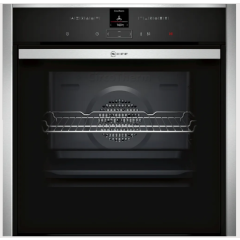 Neff B57cr22n0b N70 - Single Fan Oven - Slide + Hide - Pyrolytic - H59.6 W59.5 D54.8 