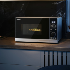 Sharp Yc-Ps254au-S 25 Litres Microwave Oven - 900W - H28.1 W48.3 D40.3