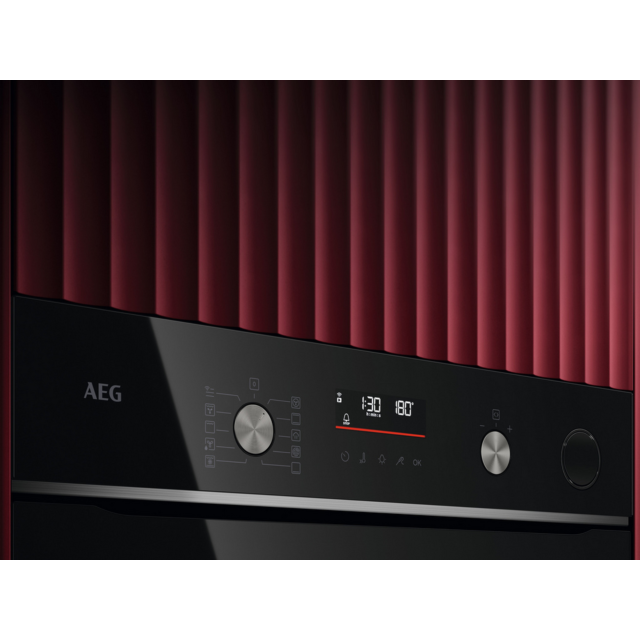 Aeg GR6PB52FSB Built In Electric Single Oven - Temperature Probe - H59.4 W59.6 D56.9