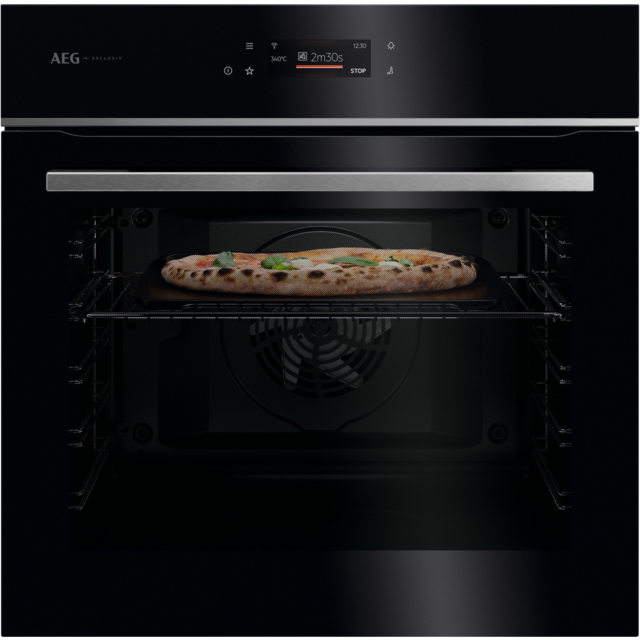 Aeg GX7PB63FSB Built In Electric Single Oven - Pyrolyitc - Temperature Sensor - H59.4 W59.6 D56.9