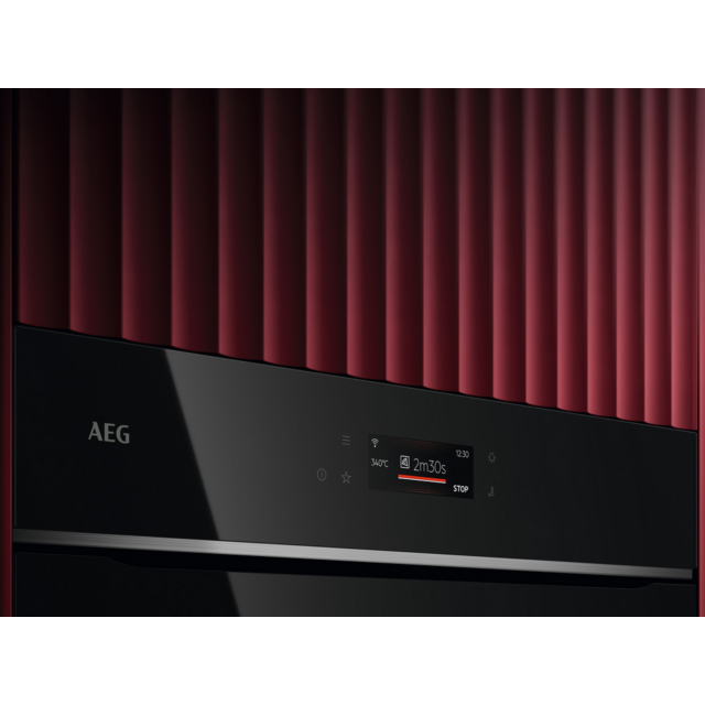Aeg GX7PB63FSB Built In Electric Single Oven - Pyrolyitc - Temperature Sensor - H59.4 W59.6 D56.9