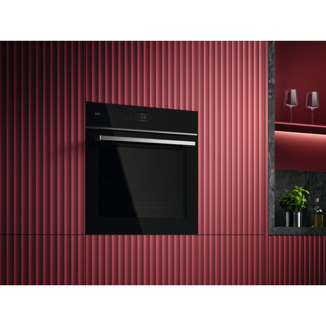 Aeg GX7PB63FSB Built In Electric Single Oven - Pyrolyitc - Temperature Sensor - H59.4 W59.6 D56.9
