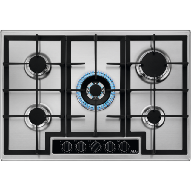 Aeg HGB75420YM Gas Hob - Step Power - H4.4 W74.5 D51