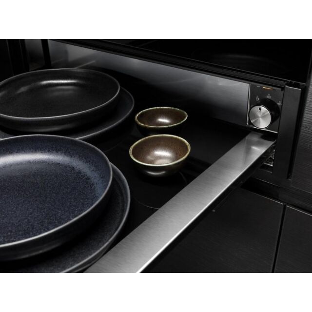 Aeg KDE911424B 14cm Warming Drawer - Black Glass
