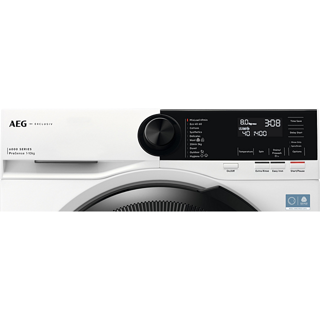 Aeg LFR62144B 10Kg 1400 Spin Washing Machine - A Energy Rated - H84.7 W59.7 D63.6