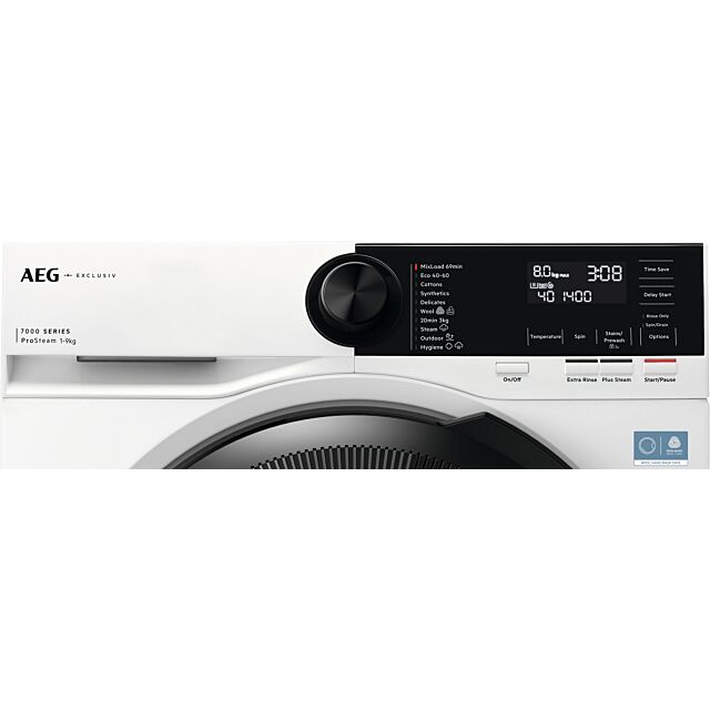 Aeg LFSR72944B 9Kg 1400 Spin Washing Machine - A Energy Rated - H84.7 W59.6 D57.2