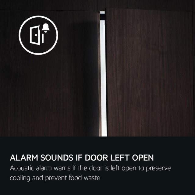 Aeg NSC6L185ES Built In 50/50 Low Frost Fridge Freezer - Sliding Hinge - E Energy Rated 