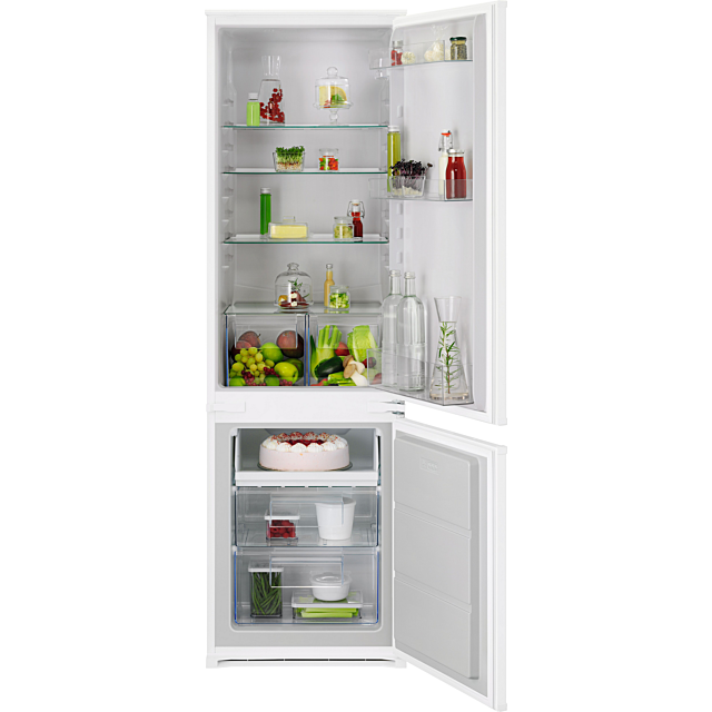 Aeg NSC6L18ZES Built In 70/30 Low Frost Fridge Freezer - Sliding Hinge - E Energy Rated
