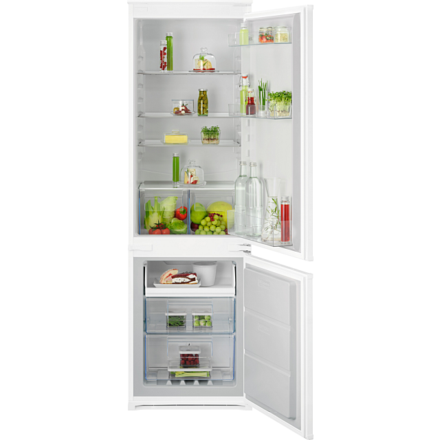 Aeg NSC7N18ZES Built In 70/30 Frost Free Fridge Freezer - Sliding Hinge - E Energy Rated