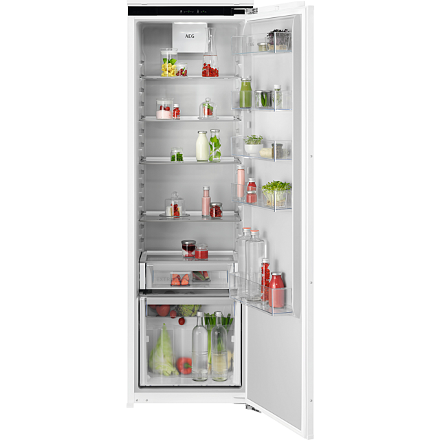 Aeg NSK6D181EC Fully Integrated Larder Fridge - Fixed Hinge - E Energy Rated
