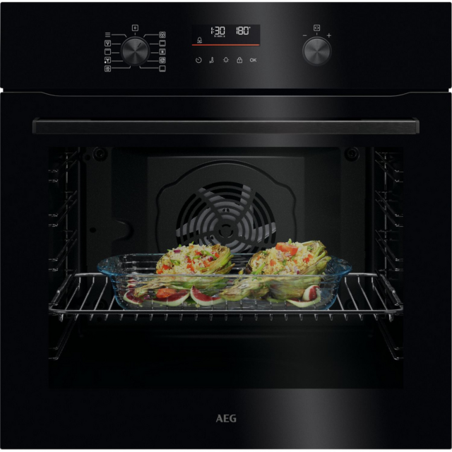 Aeg OU5PB40XK Built In Electric Single Oven - Pyrolytic - H59.4 W59.6 D56.9