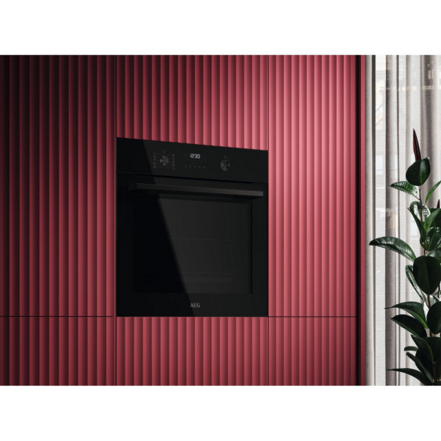 Aeg OU5PB40XK Built In Electric Single Oven - Pyrolytic - H59.4 W59.6 D56.9