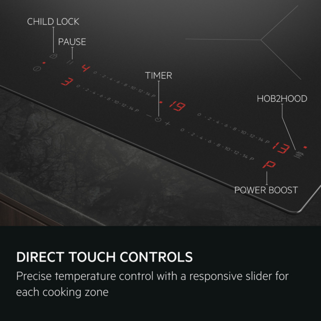 Aeg TO64IA00CB Induction Hob - Hardwired - H4.4 W58 D51