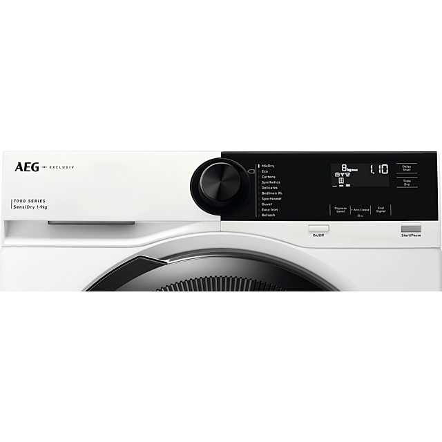 Aeg TR729A4B 9kg Heat Pump Tumble Dryer - White
