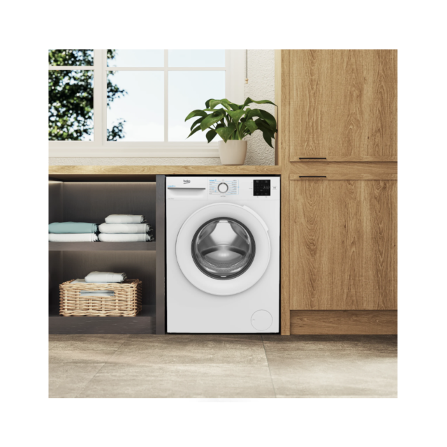 Beko BM3WT3941W 9Kg 1400 Spin Washing Machine - A Energy Rated - H84.5 W60 D54.6 