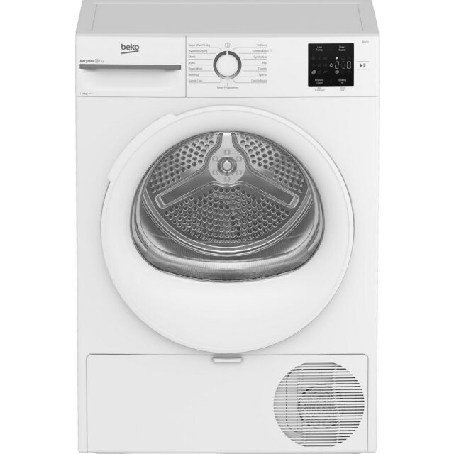 Beko BMN3T3823W 8Kg Heat Pump Tumble Dryer - A++ Energy Rated - H84.6 W59.8 D54.5