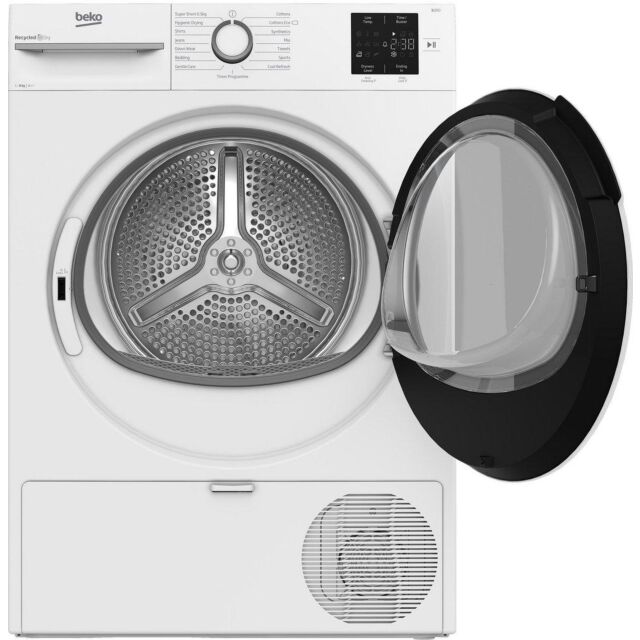 Beko BMN3T3823W 8Kg Heat Pump Tumble Dryer - A++ Energy Rated - H84.6 W59.8 D54.5