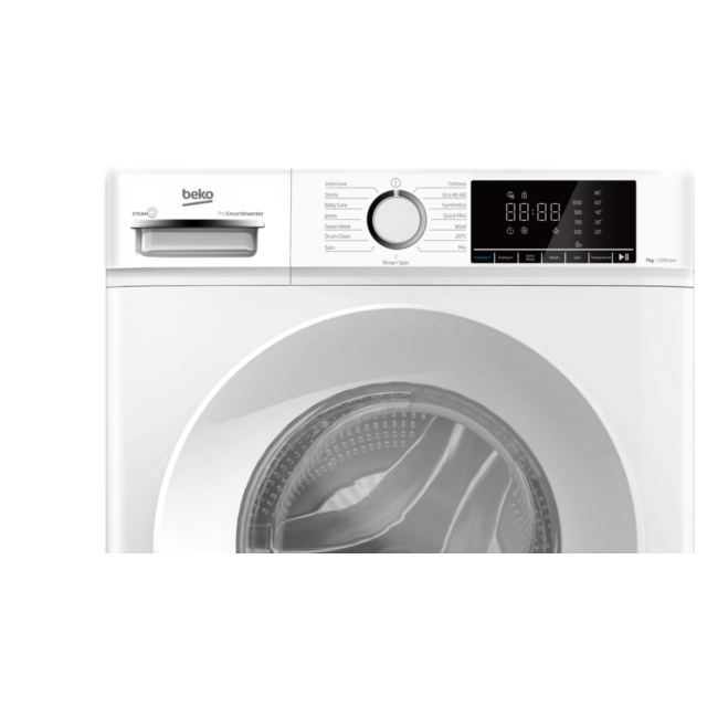 Beko BWC7121W Freestanding 7Kg 1200Rpm Washing Machine - A Energy Rated - H84.7 W60 D47.4