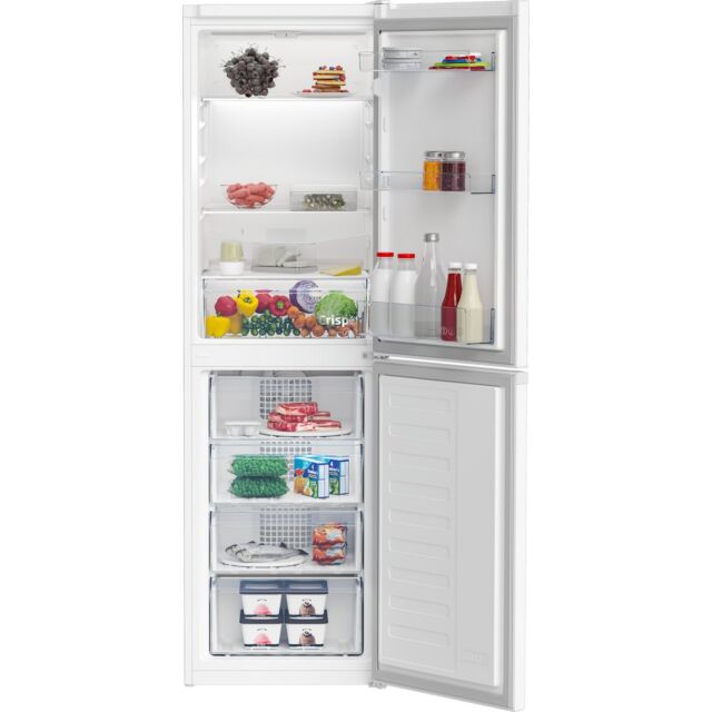 Beko CCFM4582W Frost Free Fridge Freezer - E Energy Rated - H182.4 W54 D57.5