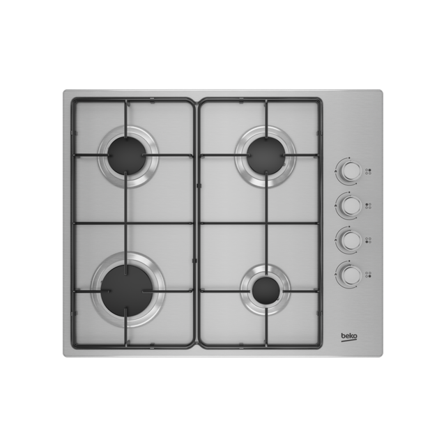 Beko CIHYG21SX 4 Burner Gas Hob - H4.4 W61 D51