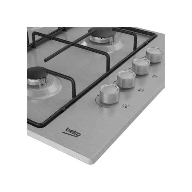 Beko CIHYG21SX 4 Burner Gas Hob - H4.4 W61 D51